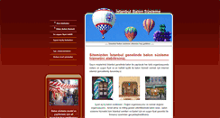 Desktop Screenshot of istanbulbalonsusleme.com